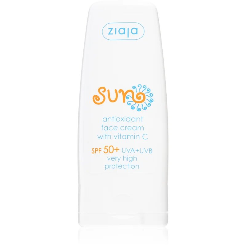 Ziaja Sun antioksidantna krema za obraz z vitaminom C SPF 50+ 50 ml