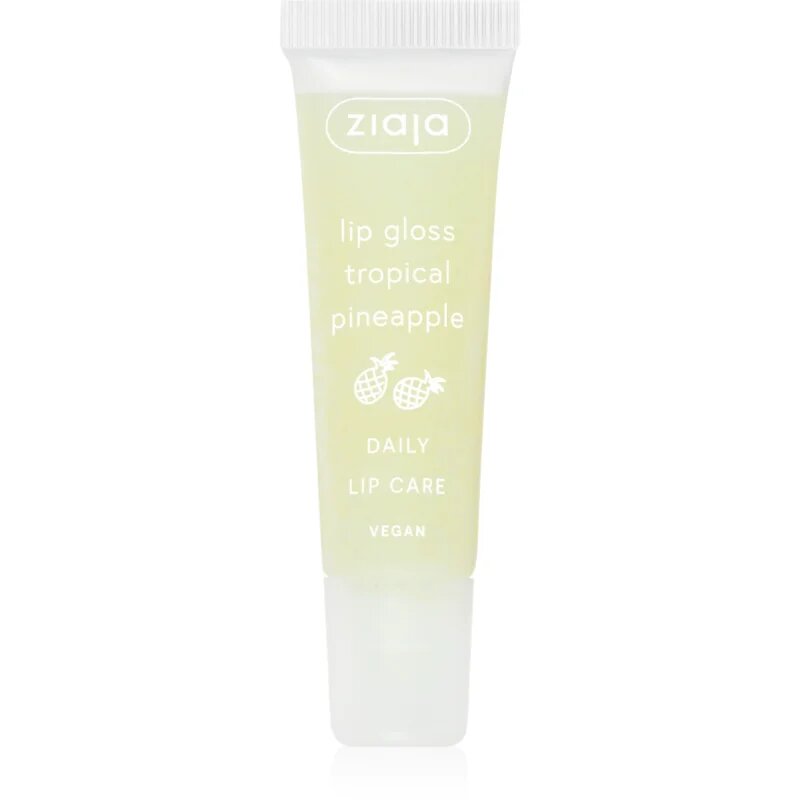 Ziaja Tropical Pineapple negovalni sijaj za ustnice 12 ml