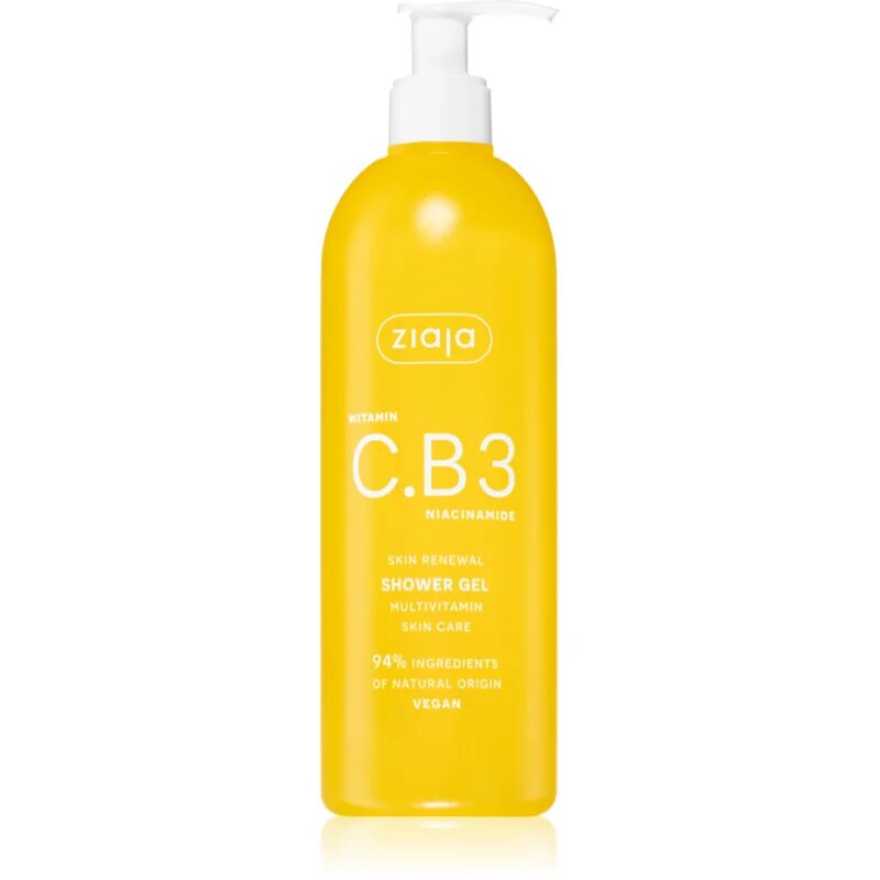 Ziaja Vitamin C.B3 Niacinamide osvežujoč gel za prhanje 400 ml