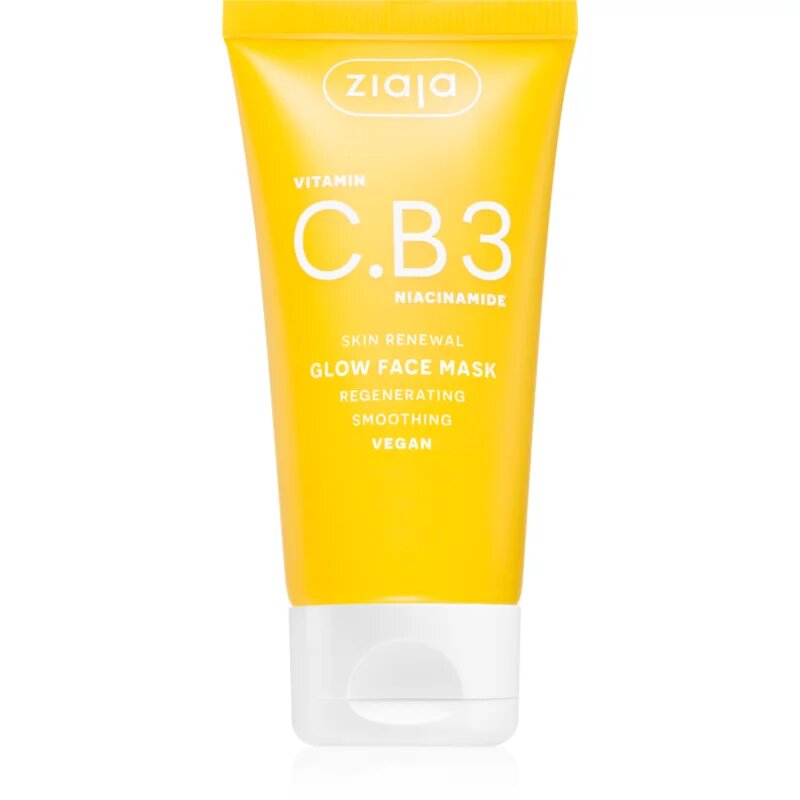 Ziaja Vitamin C.B3 Niacinamide posvetlitvena maska za obraz 50 ml