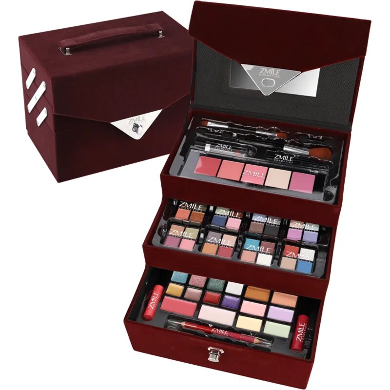 ZMILE COSMETICS Beauty Case Velvety kozmetični kovček Dark Berry