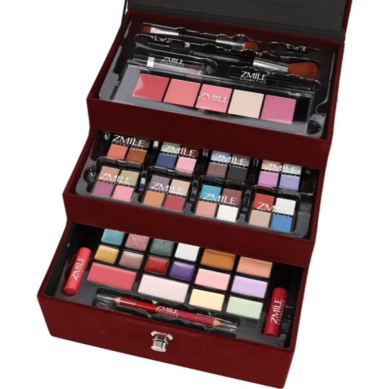 ZMILE COSMETICS Beauty Case Velvety kozmetični kovček Dark Berry