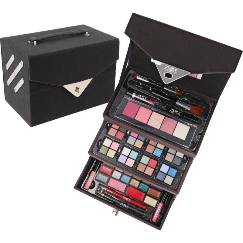 ZMILE COSMETICS Beauty Case Velvety kozmetični kovček Dark Grey