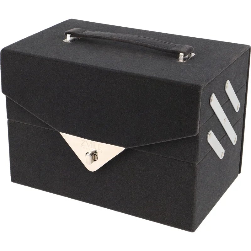 ZMILE COSMETICS Beauty Case Velvety kozmetični kovček Dark Grey