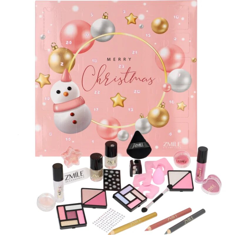 ZMILE COSMETICS Square Snowman adventni koledar