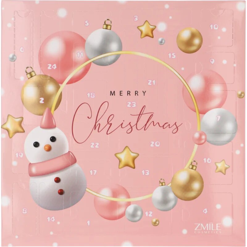 ZMILE COSMETICS Square Snowman adventni koledar
