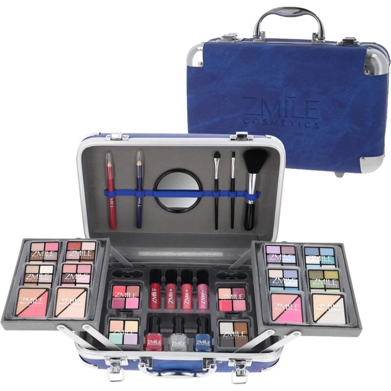 ZMILE COSMETICS Traveller Blue kozmetični kovček