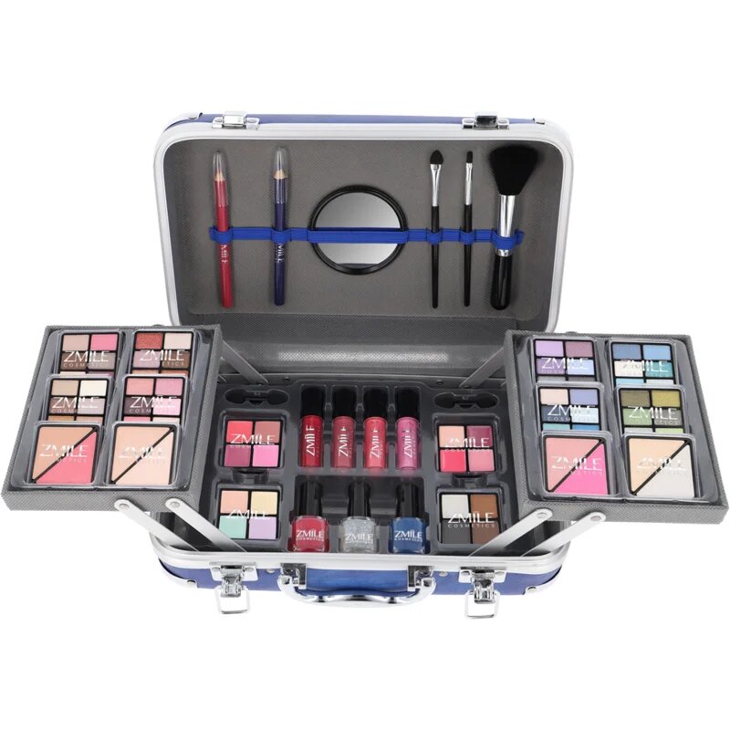 ZMILE COSMETICS Traveller Blue kozmetični kovček