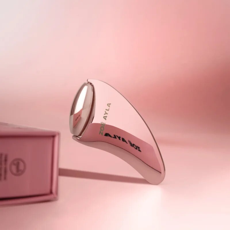 Zoë Ayla 2-in-1 Gua Sha Roller pripomoček za masažo za obraz 1 kos