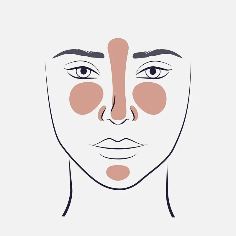 ZOEVA 110 Prime & Touch-Up majhen čopič za nanos kremastih izdelkov 1 kos