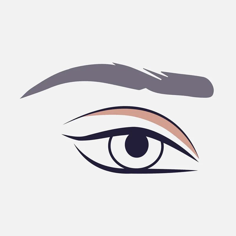 ZOEVA 225 Detail Crease Blender čopič za senčila za oči 1 kos