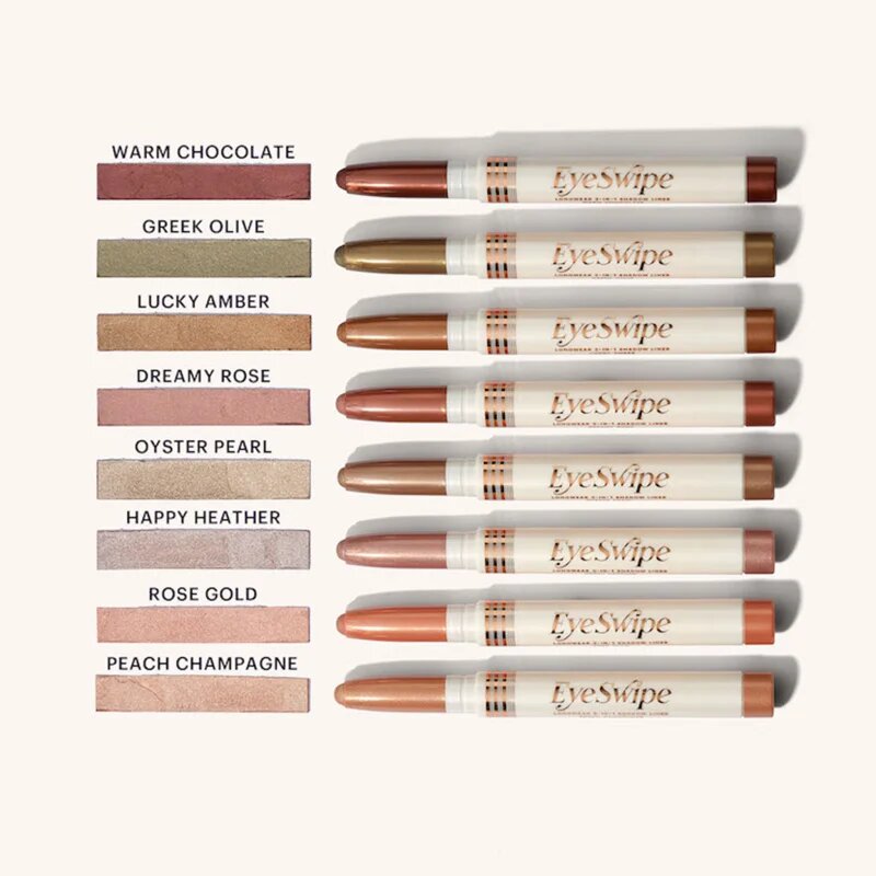ZOEVA Eye Swipe senčila za oči in črtalo 2 v 1 odtenek Rose Gold 1.4 g