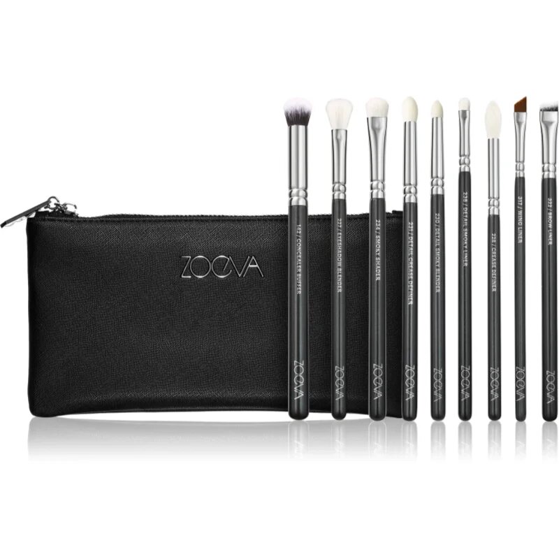 ZOEVA It's All About The Eyes Brush Set Set čopičev s torbico 1 kos