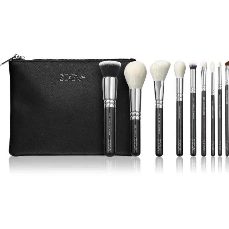 ZOEVA The Complete Brush Set Set čopičev s torbico 1 kos