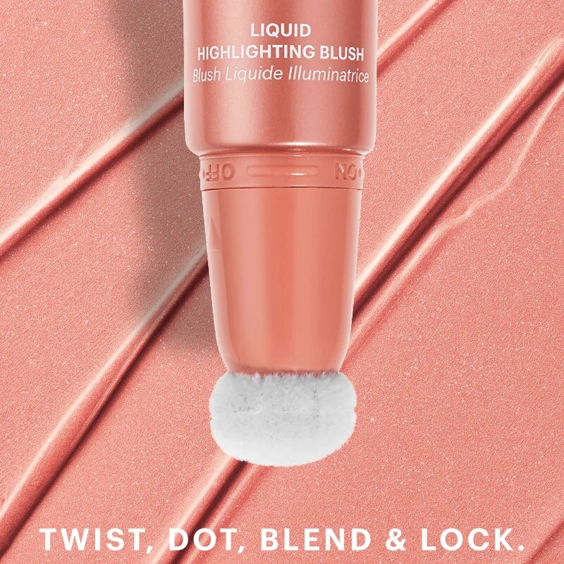ZOEVA Velvet Love Liquid Highlighting Blush tekoče rdečilo za osvetlitev kože odtenek Peach Nectar 13 ml