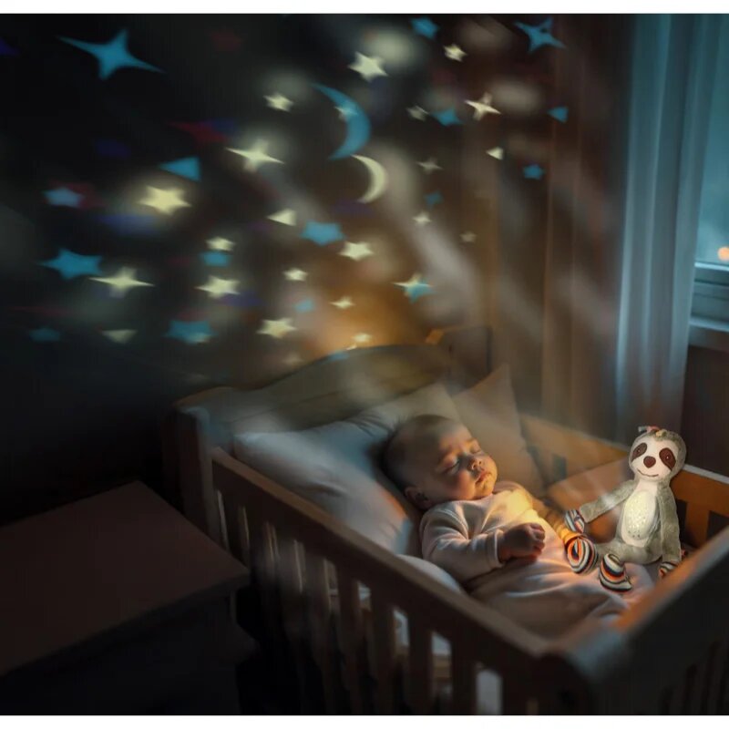 Zopa Plush Sleepy Toy with Projector and Melodies Raccoon projektor z melodijo 0 m+ 1 kos