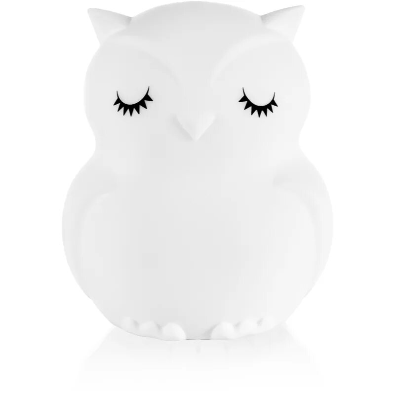 Zopa Silicone LED Lamp with Music Size L nočna lučka z melodijo Owl 1 kos