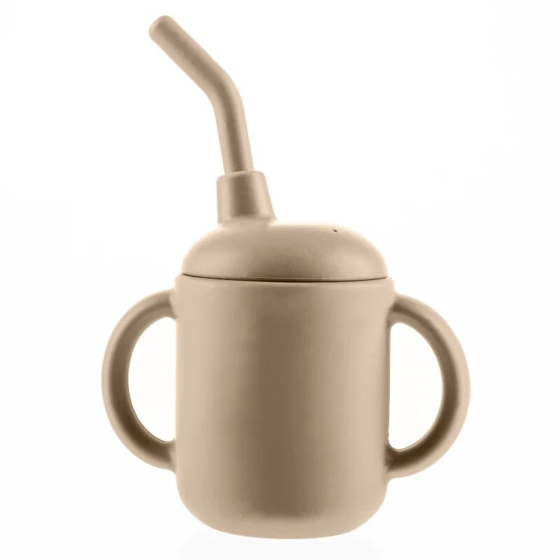 Zopa Silicone Mug skodelica 2 v 1 Sand Beige 1 kos
