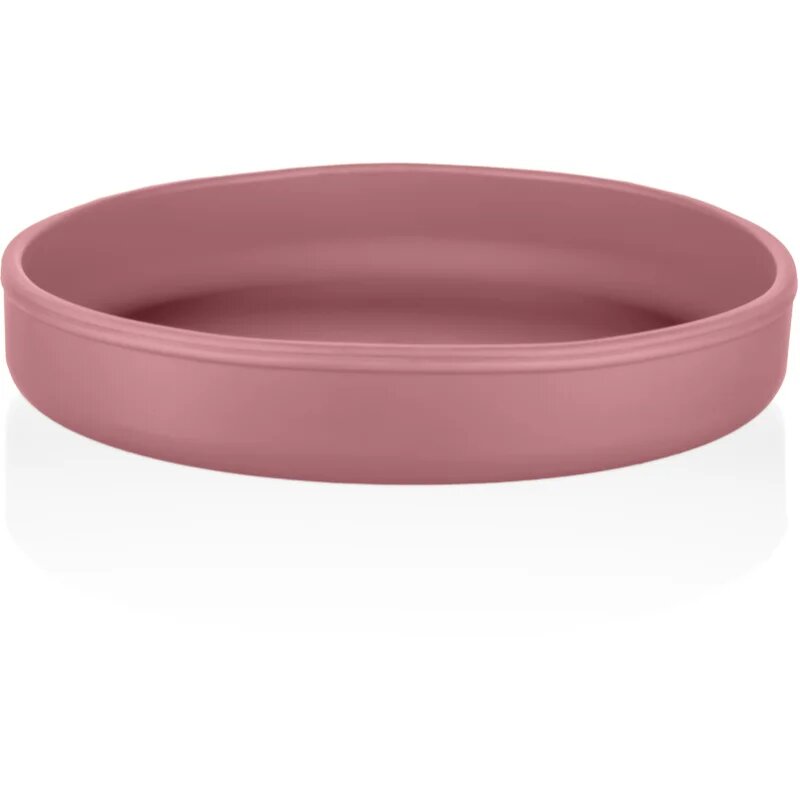 Zopa Silicone Plate krožnik 6 m+ Old Pink 1 kos