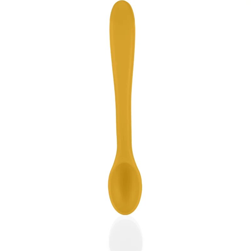 Zopa Silicone Spoon žlička 6 m+ Mustard Yellow 1 kos