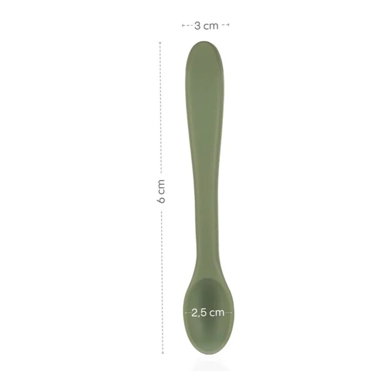Zopa Silicone Spoon žlička 6 m+ Mustard Yellow 1 kos