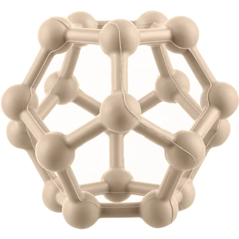 Zopa Silicone Teether Atom grizalo Sand Beige 1 kos