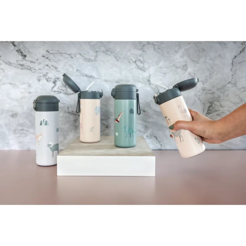 Zopa Thermo Bottle with Drinking Spout termovka s slamico Safari 1 kos