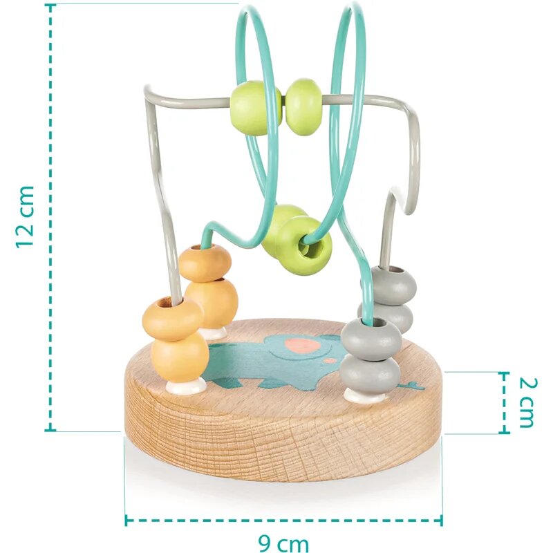 Zopa Wooden Activity Toy aktivnostna igrača iz lesa 16 m+ Giraffe 1 kos