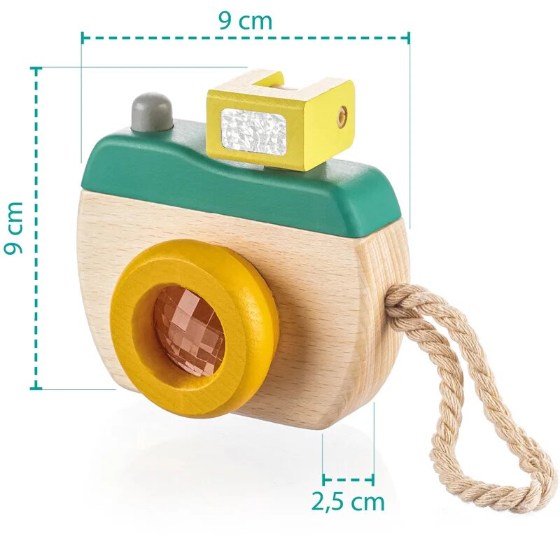 Zopa Wooden Camera fotoaparat iz lesa Green 1 kos