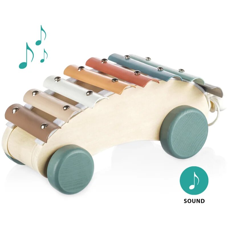 Zopa Wooden Pull Xylophone vlečni ksilofon iz lesa 1 kos