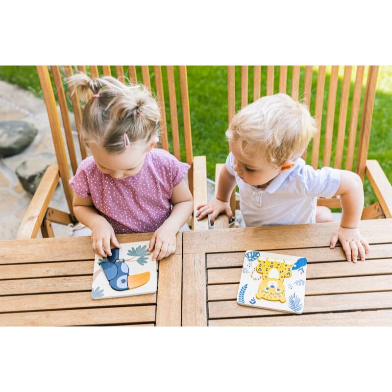 Zopa Wooden Puzzle Small sestavljanka iz lesa Zebra 1 kos