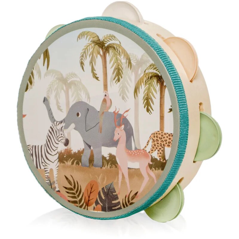Zopa Wooden Tambourine Montessori glasbena igrača iz lesa 1 kos
