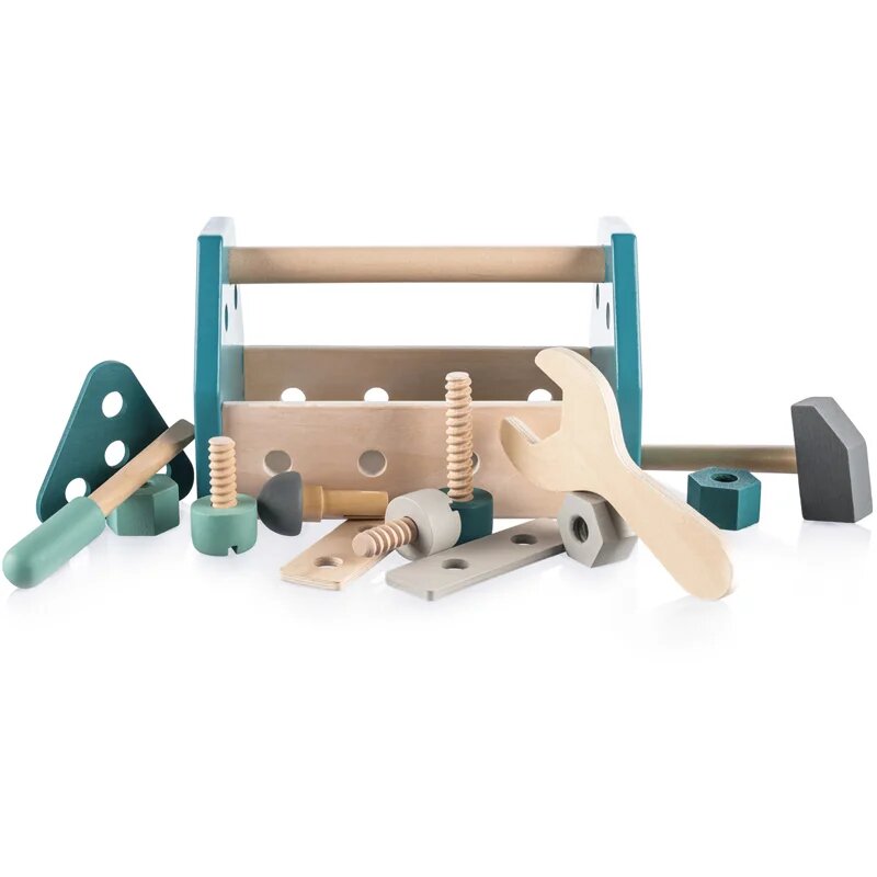 Zopa Wooden Tool Box set orodja Blue 14 kos