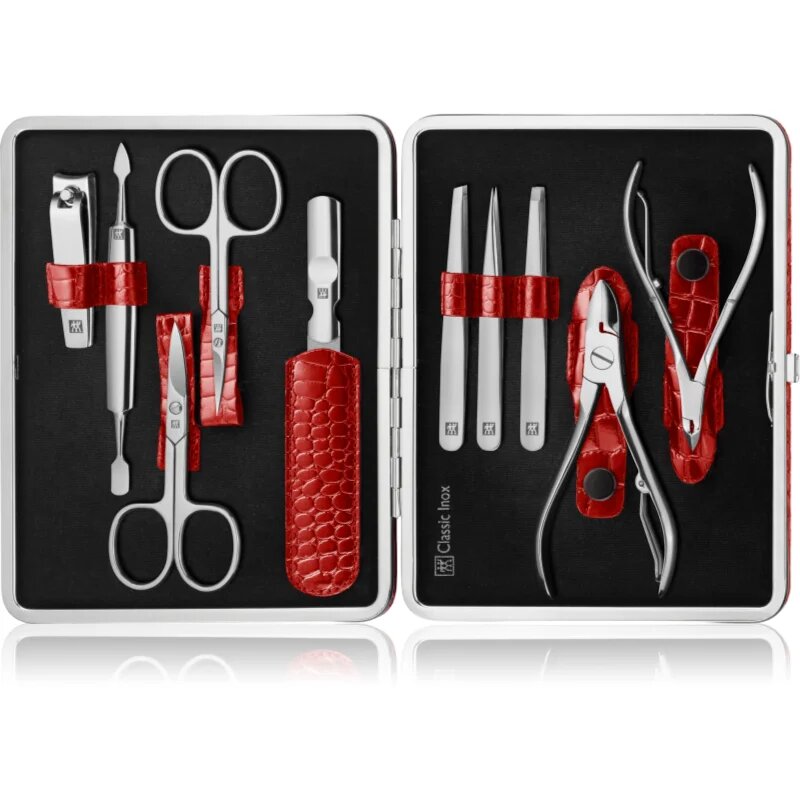 Zwilling Classic Inox set za manikiro Red