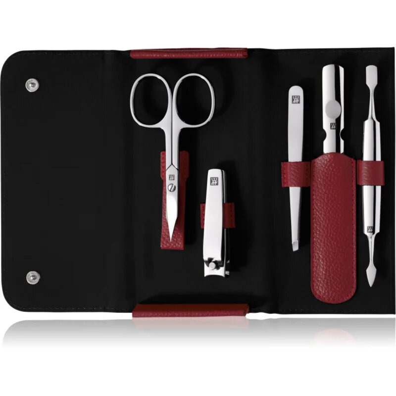 Zwilling Classic Inox set za manikiro + usnjena torbica